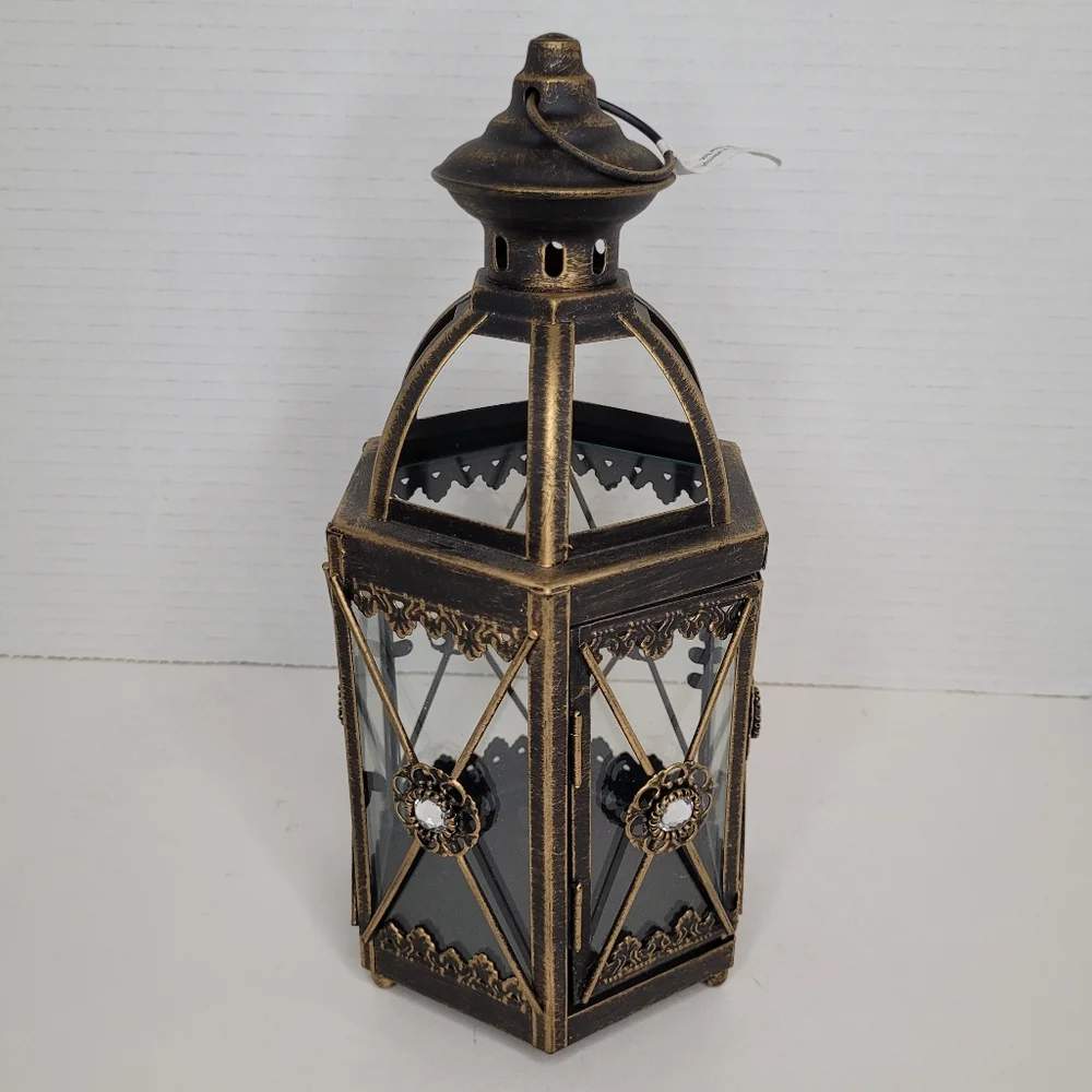 Pier 1 Victorian Style Candle Lantern Candleholder NWT